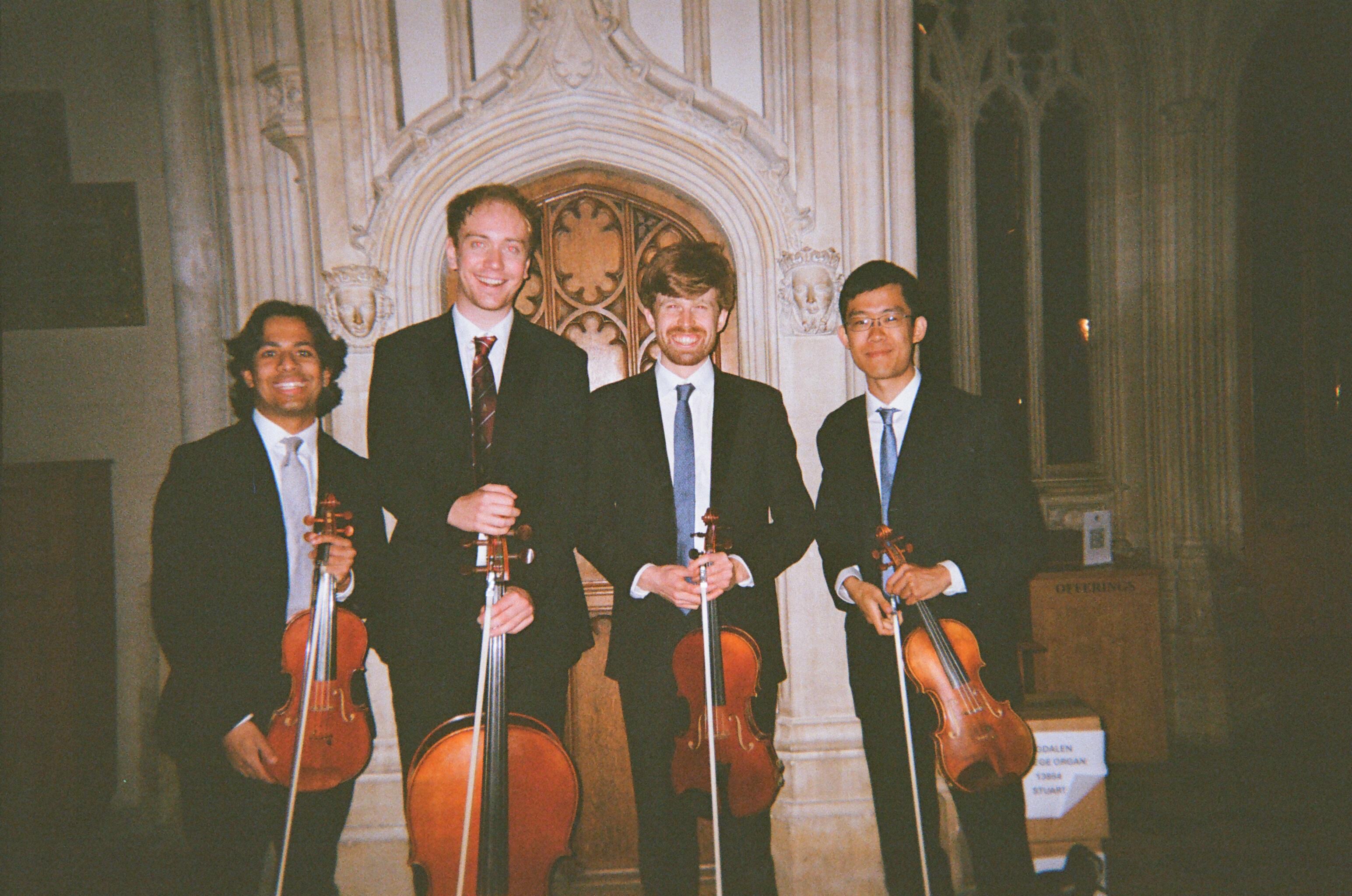 Wells Quartet in chapel